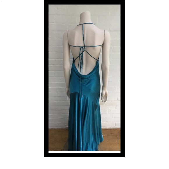 BCBG MAXAZRIA Silk gown dress S - Picture 2 of 11